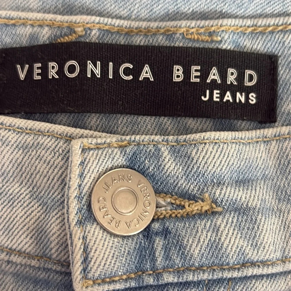 Veronica Beard Blake Classic Straight High Rise Jeans in Glacier Blue - Size 30 - Picture 7 of 9